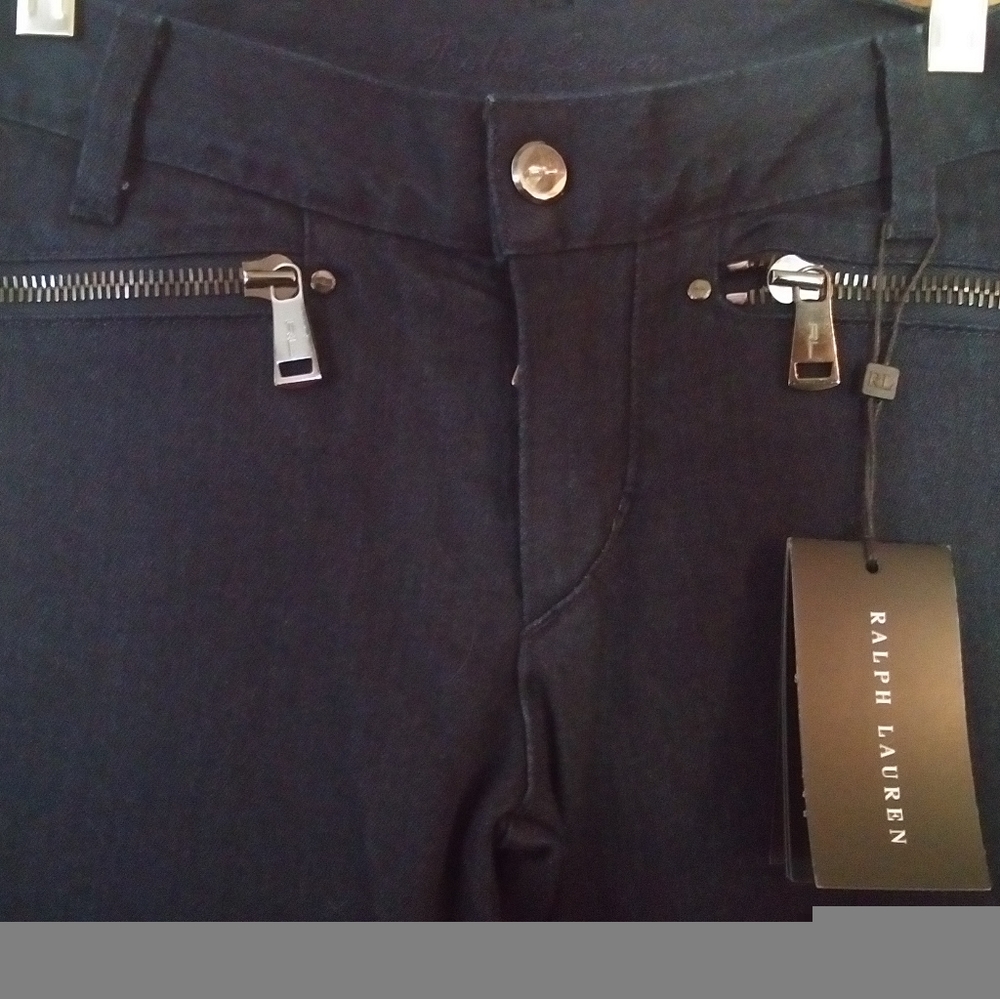 Ralph Lauren Black Label Women's Blue 888 Moto Jea